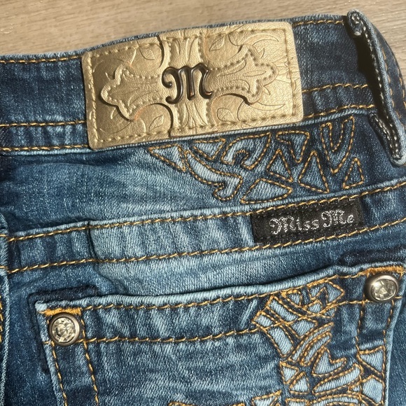 Miss Me Mid Rise Slim Boot Jeans- Cute Pocket Design-‎ 26 - Picture 11 of 15